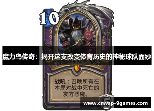 魔力鸟传奇：揭开这支改变体育历史的神秘球队面纱