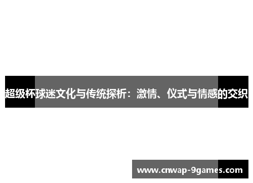 超级杯球迷文化与传统探析：激情、仪式与情感的交织
